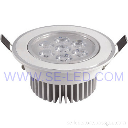 Regulável 9W Branco Frio CE RoHS 220V Downlight LED